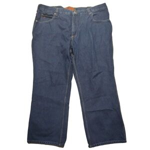 Jesse James Workwear Men 42X30 Workfit 14oz Denim Blue Jeans